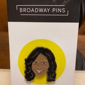 Audra McDonald Broadway Enamel Pin